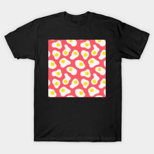 Fried Eggs Pattern T-Shirt